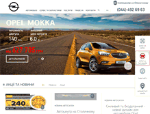Tablet Screenshot of opelukraine.com